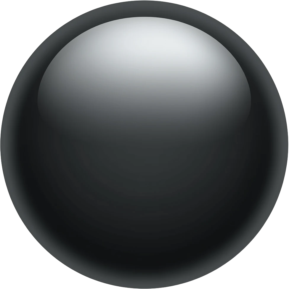 Black  colour emoji