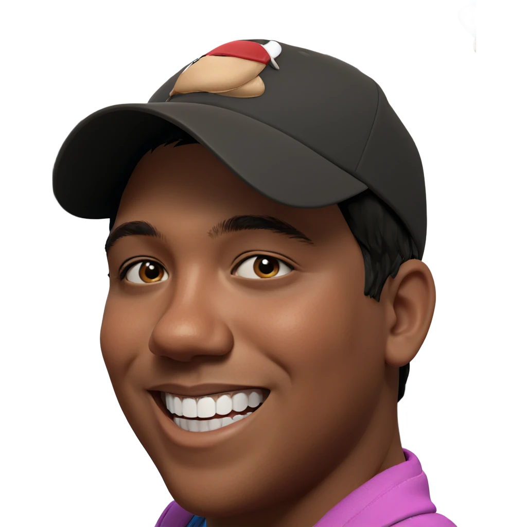 boy in baseball cap portrait emoji