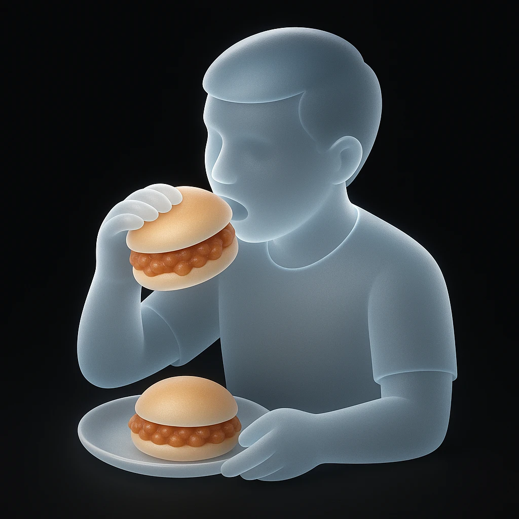 person eating sloppy joe emoji