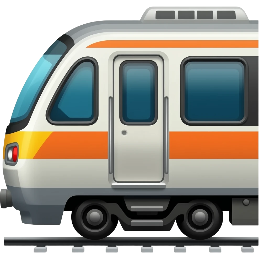 side view of a emoji train emoji