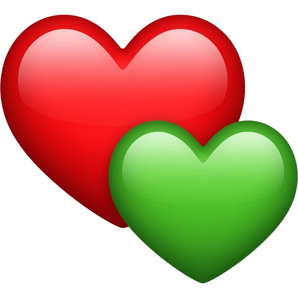 ❤️💚 emoji