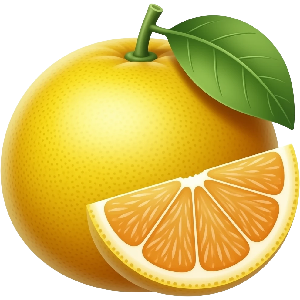 fingering the pomelo emoji
