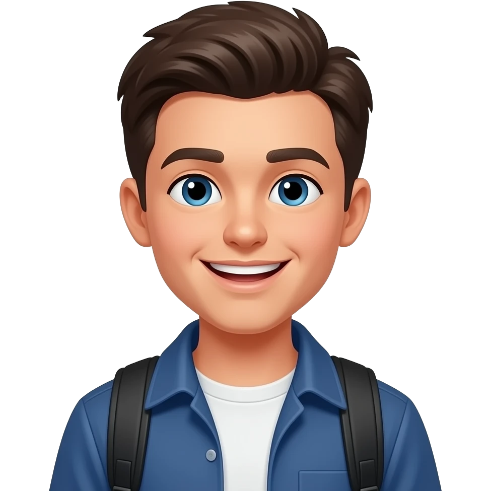 boy  High school happy emoji