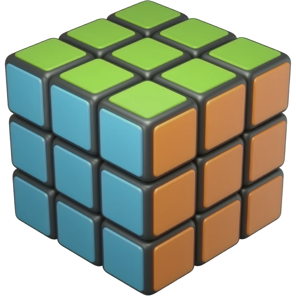 Rubik's Cube emoji