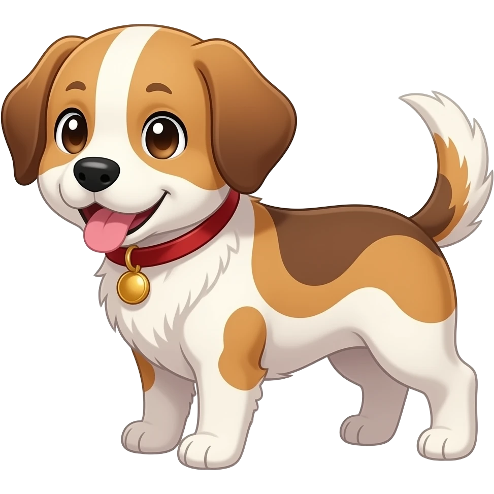 dog mixed with ainme emoji