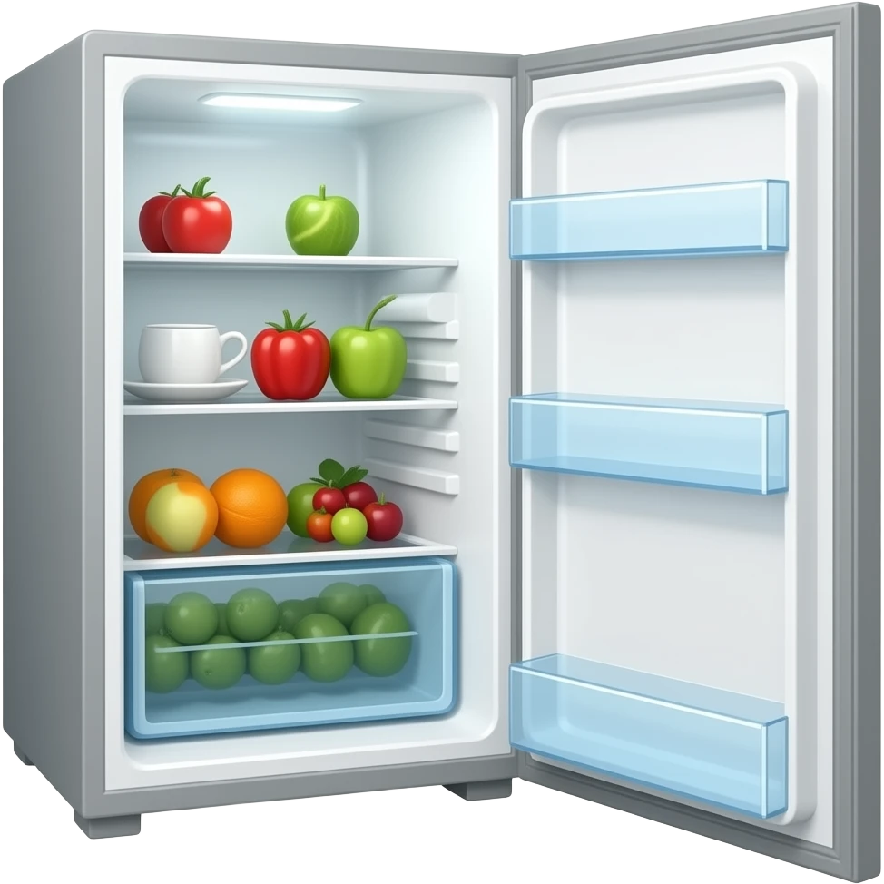 EMOJI GELADEIRAC ABERTA emoji