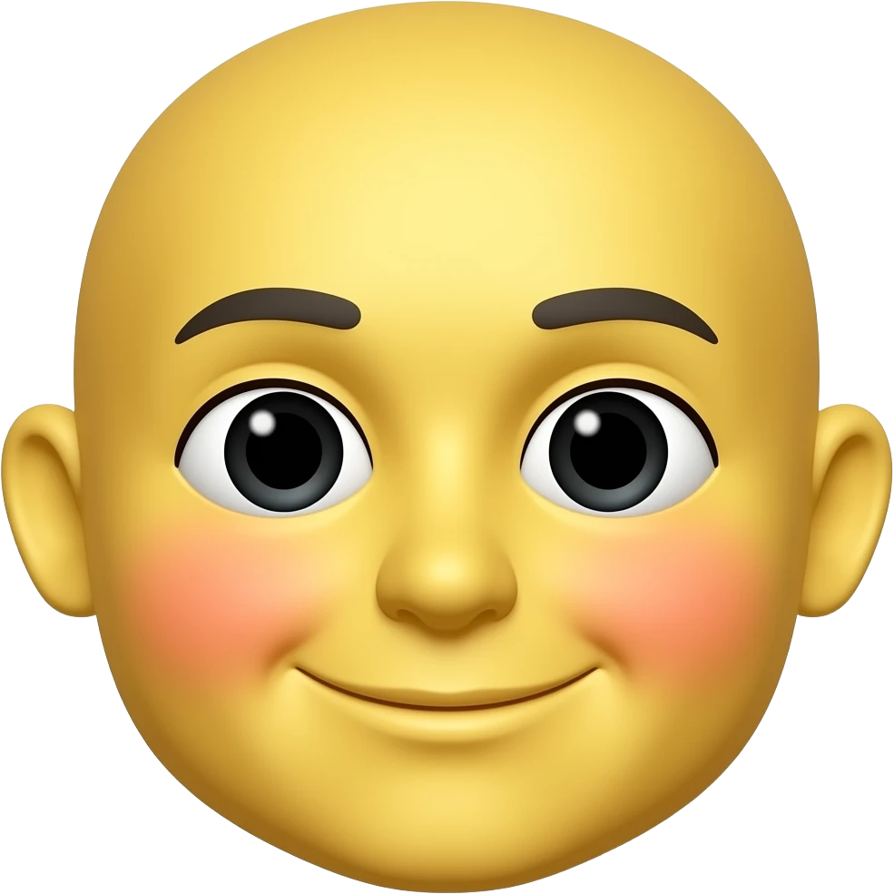 Emoji Flushed Yellow Bulge Circle emoji