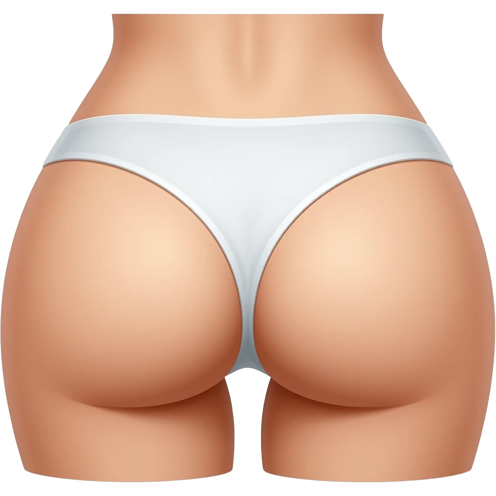 Butt no underwear emoji