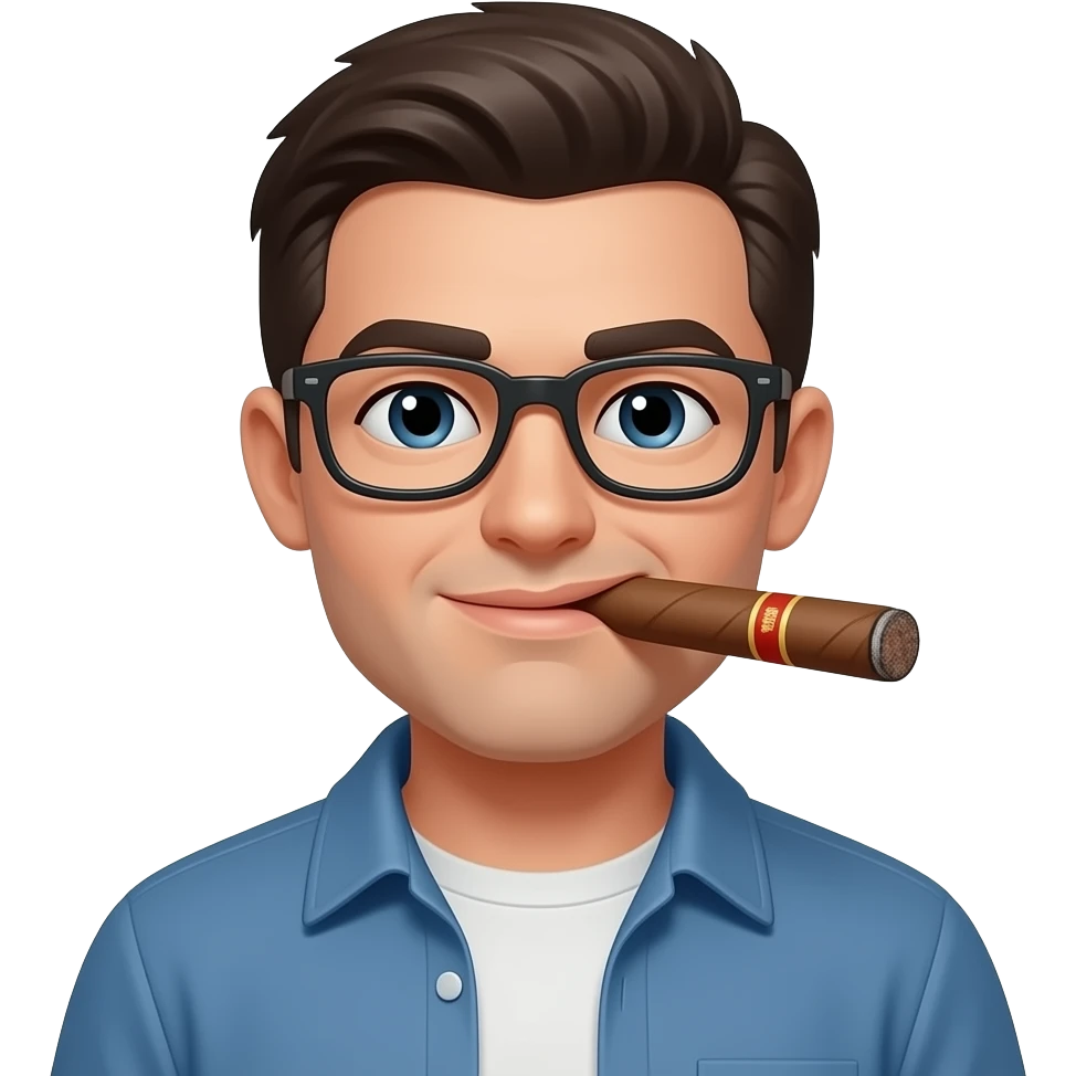 Personalized avatar with a Cigar emoji