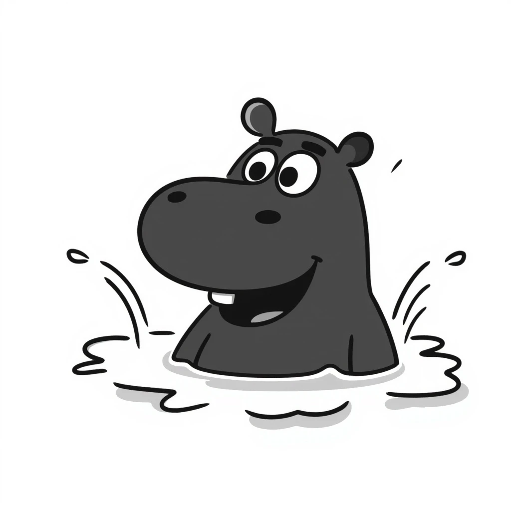 Hippo emoji