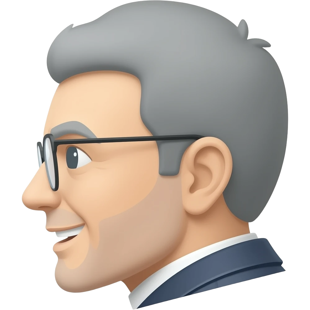 haz la silueta de una persona de lado (tipo sombra) que aparezca hablando emoji