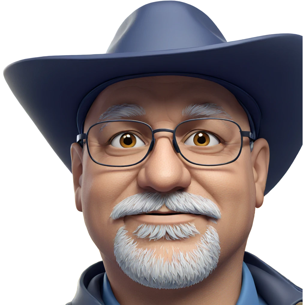 male portrait with glasses emoji