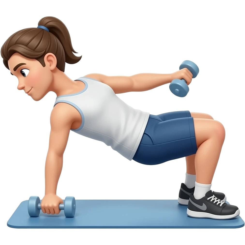 Hip trust work out emoji