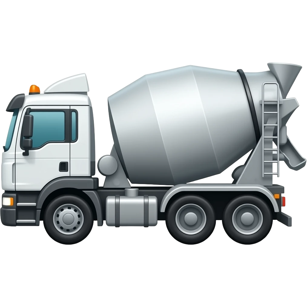 Concrete mixer truck emoji emoji