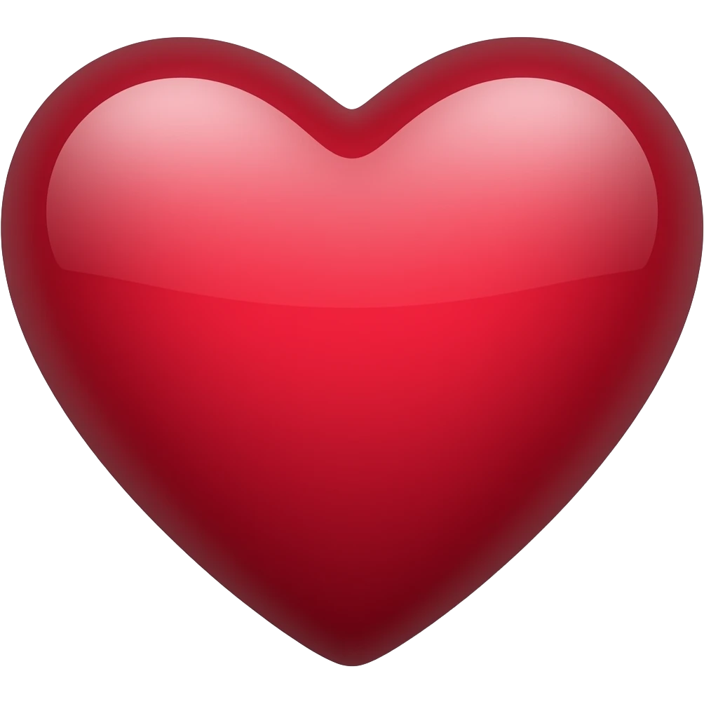 Burgundy colour heart emoji emoji