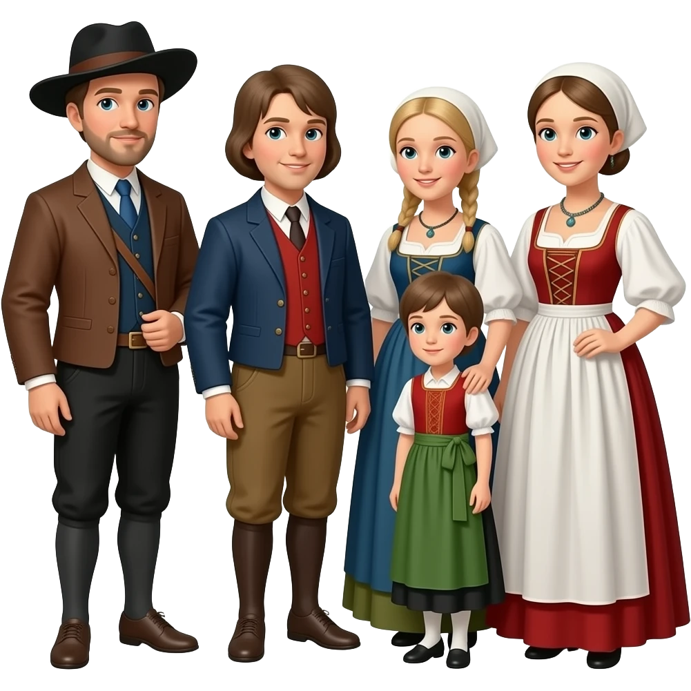 Switzerland People in 1600 emoji