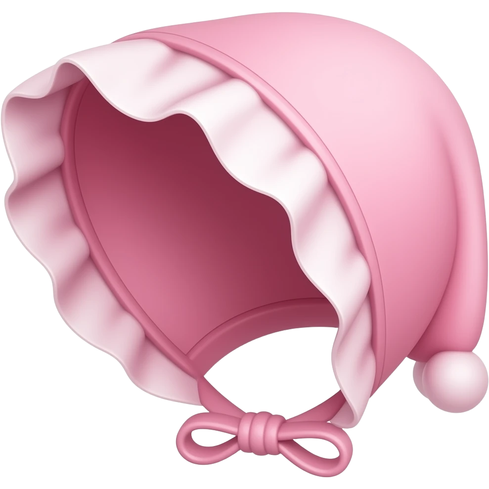 Pink bonnet emoji emoji