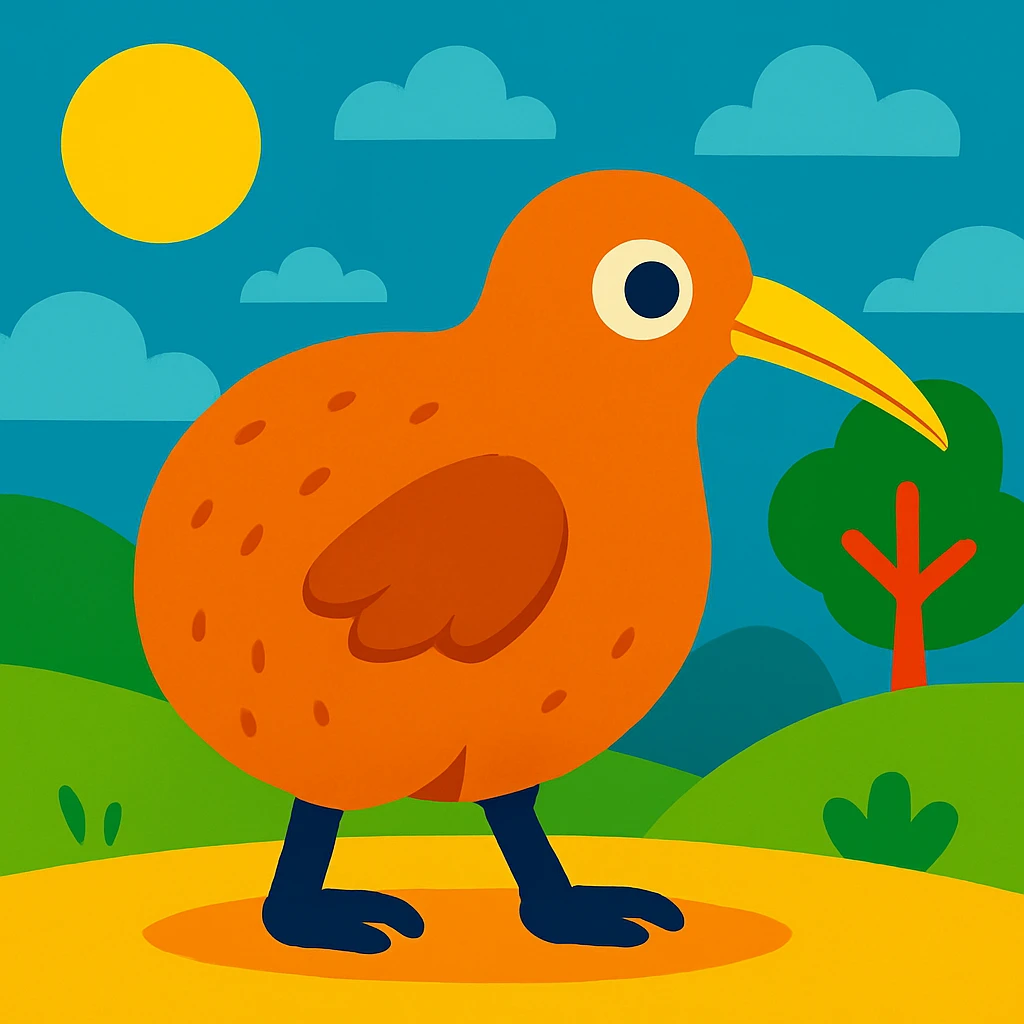 Bird kiwi emoji