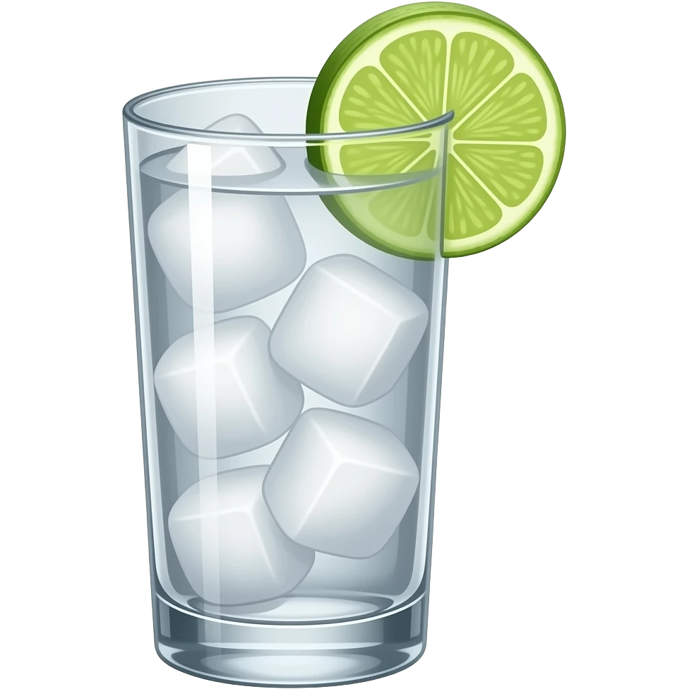 gin rickey cocktail highball emoji