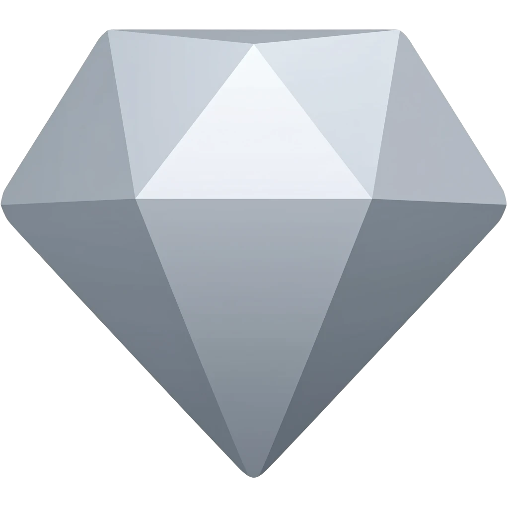 grey diamond emoji