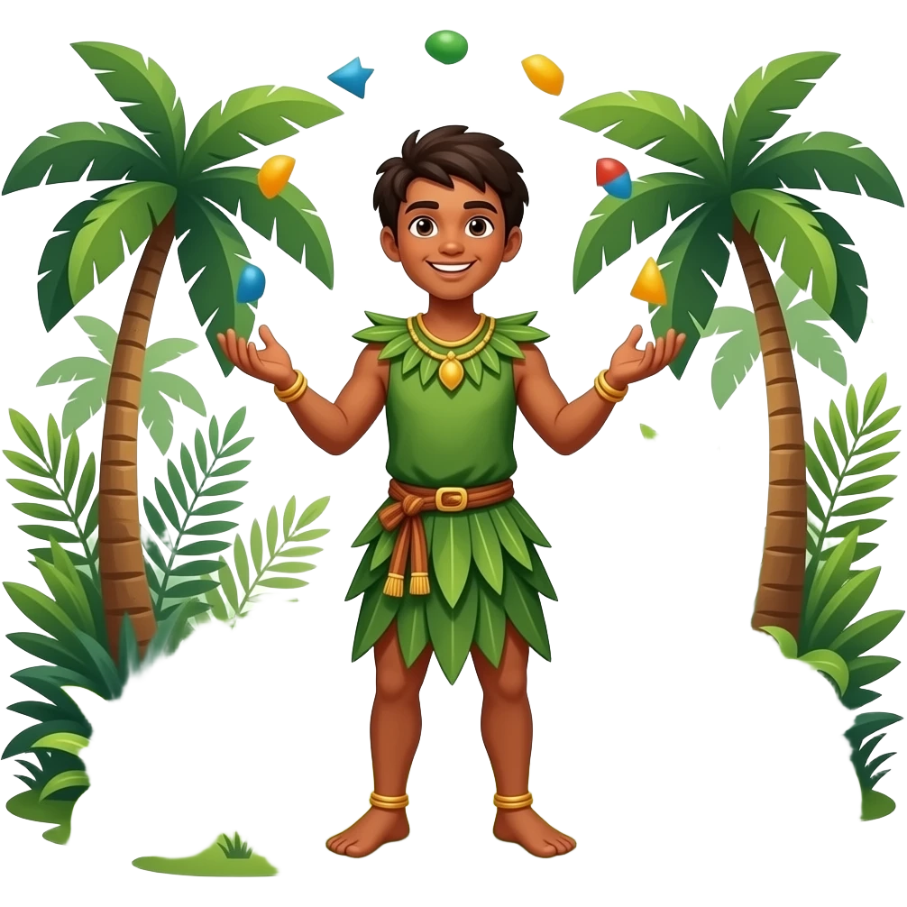 Jungle juggle emoji