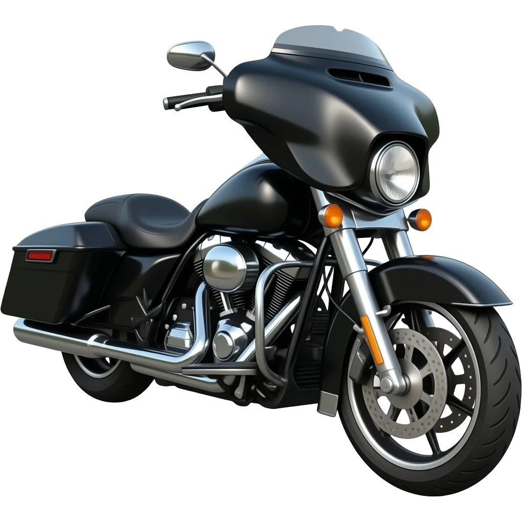 All black street glide emoji