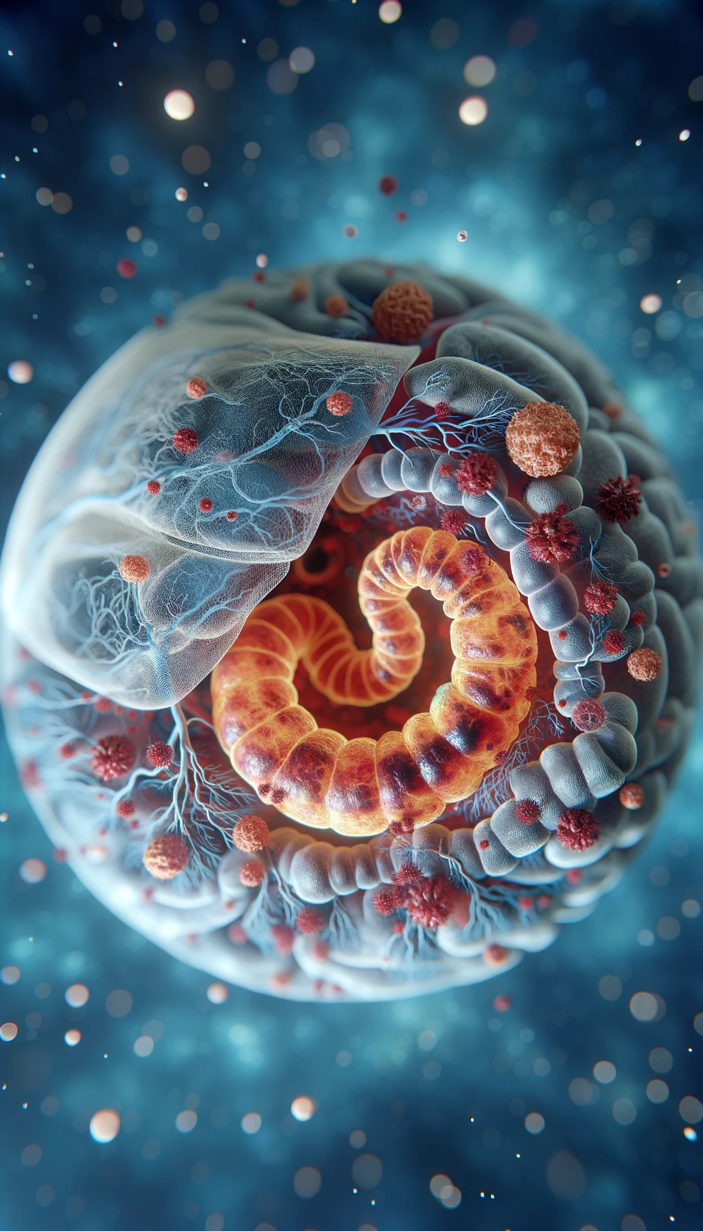 corpo umano anatomico con reflusso e stomaco infiammato, stomaco in evidenza, iperrealistico 4k emoji