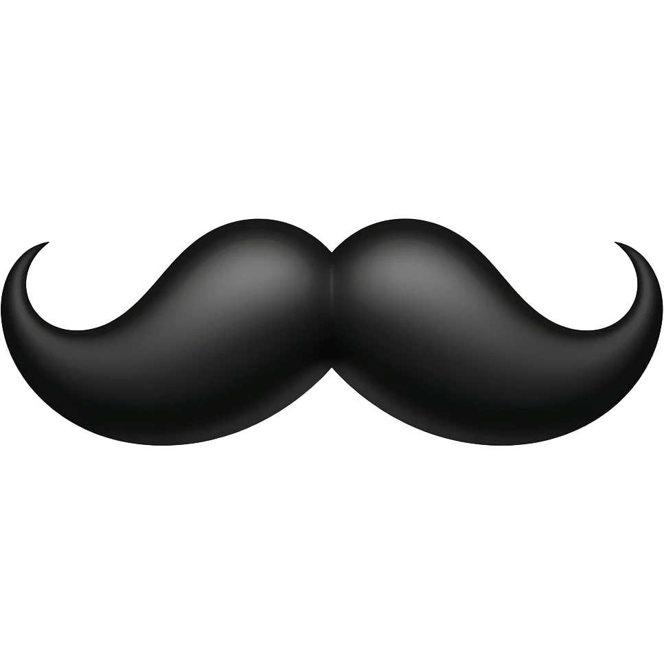 Mustache emoji