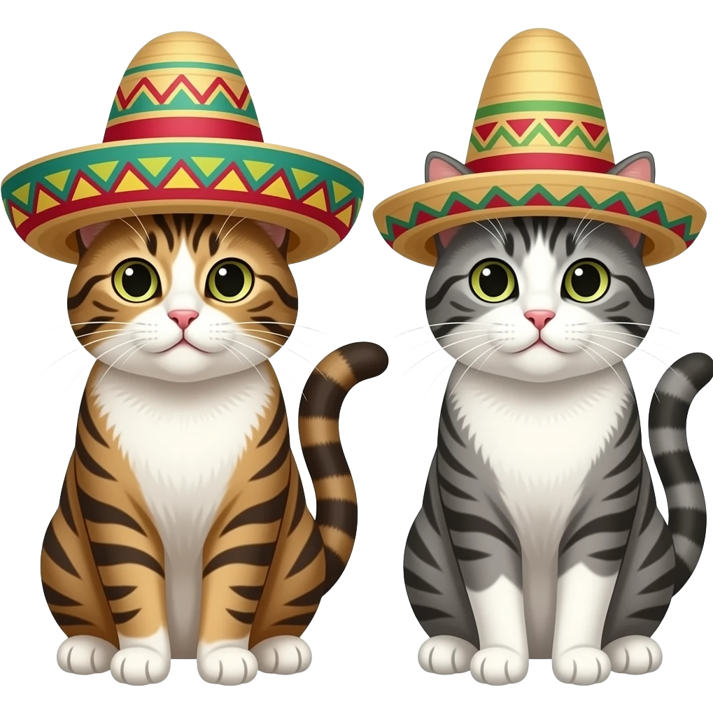 Cats With Mexican Hats emoji