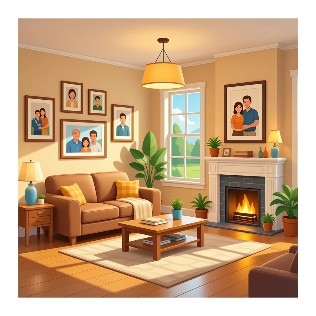 It makes home a lovely place. emoji