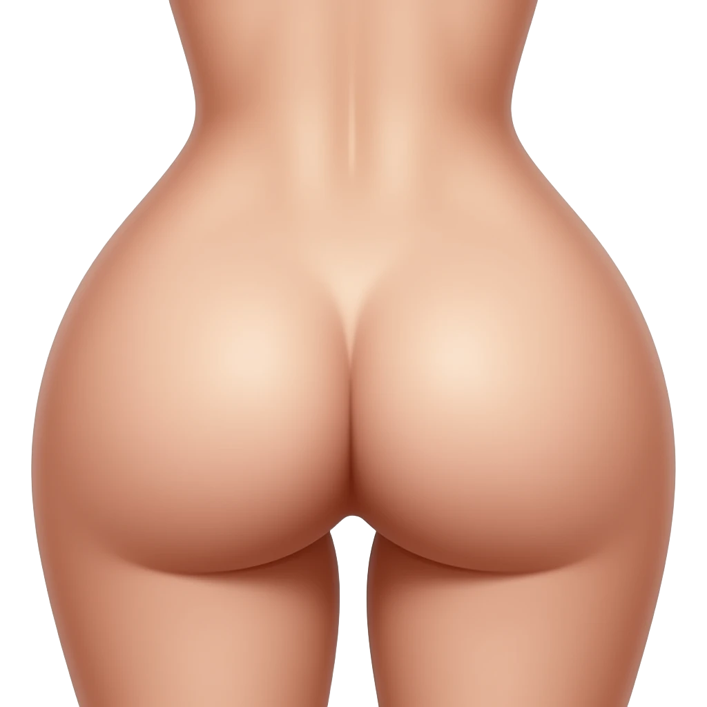 massive naked butt emoji