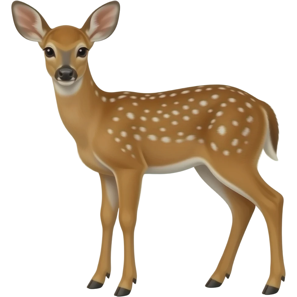 cerbiatto senza corna  emoji iphone emoji