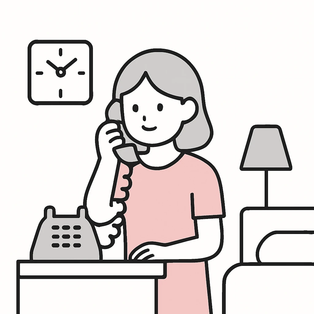 girl talking on telephone in her room emoji