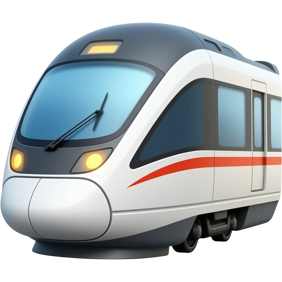 Fast train emoji