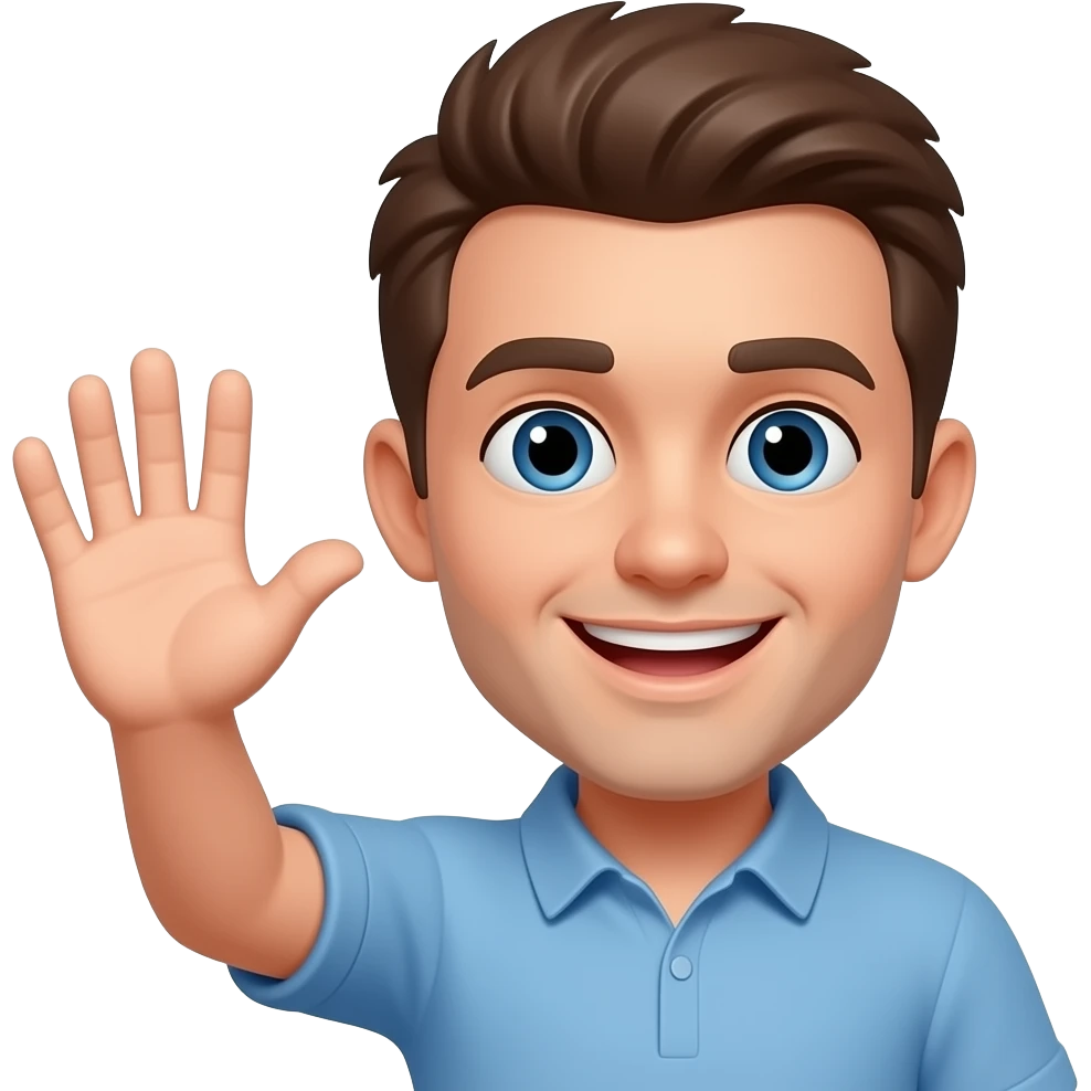 Some person hi emoji