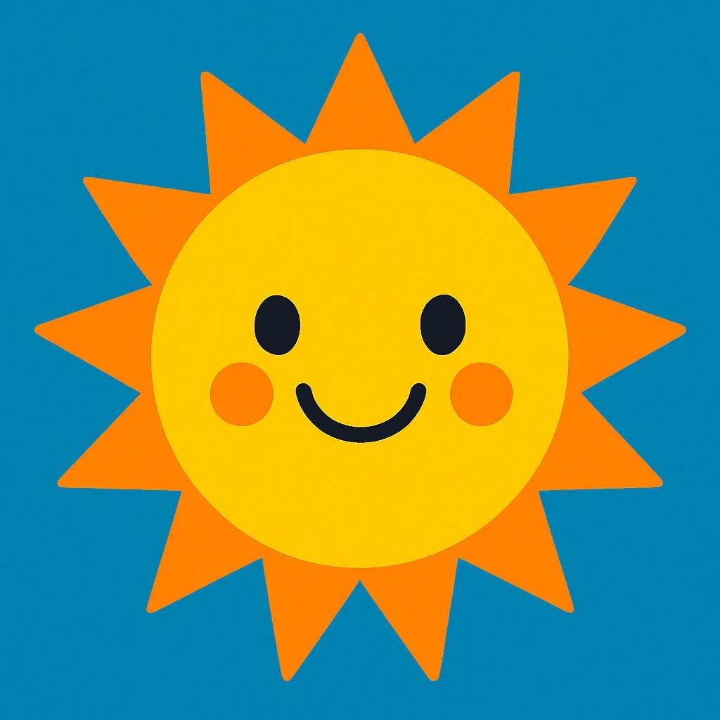 Sun emoji
