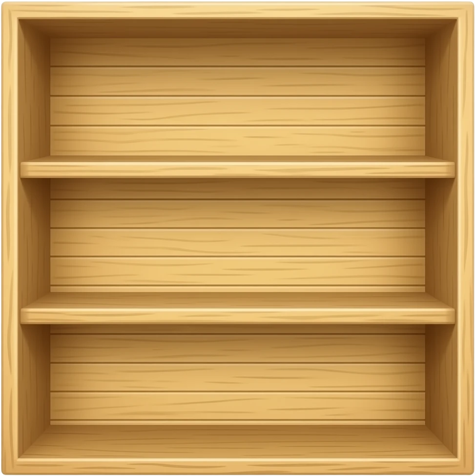 wooden shelf emoji