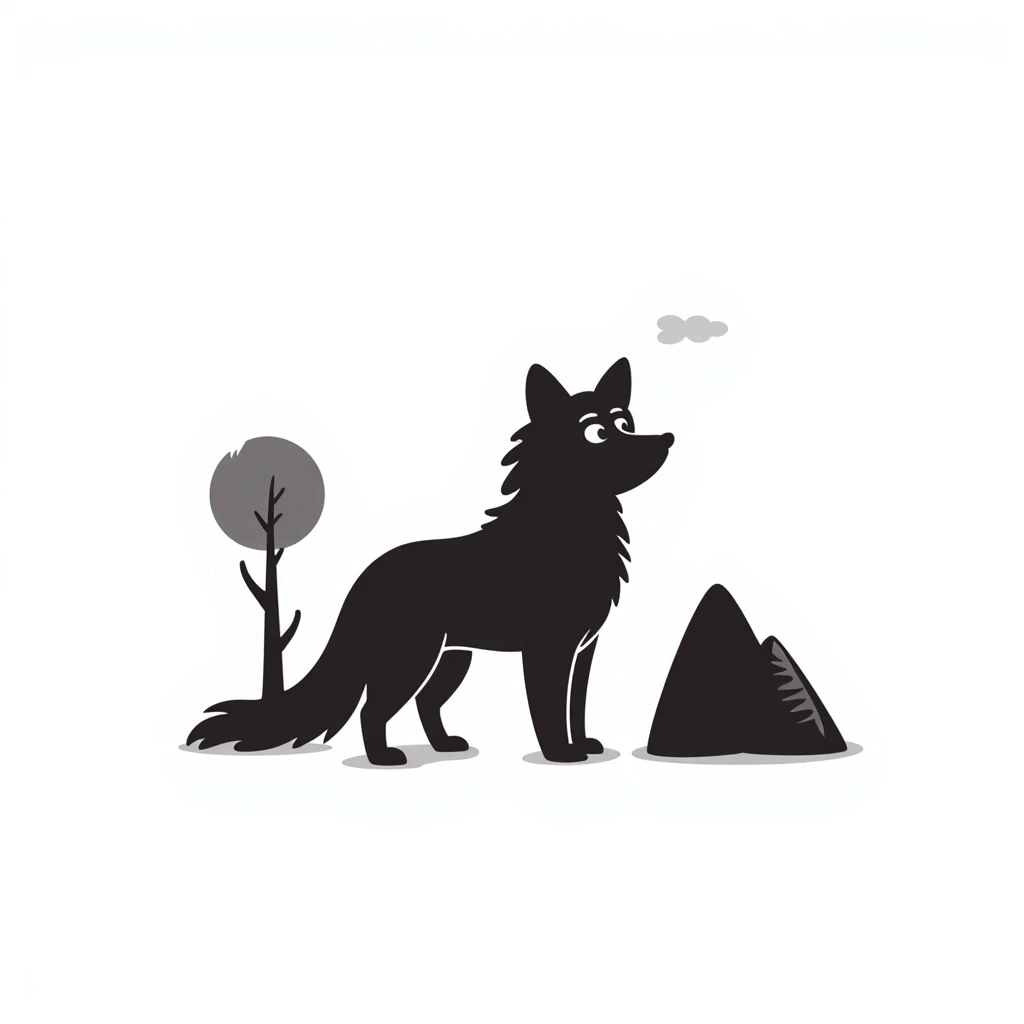 Wolf emoji