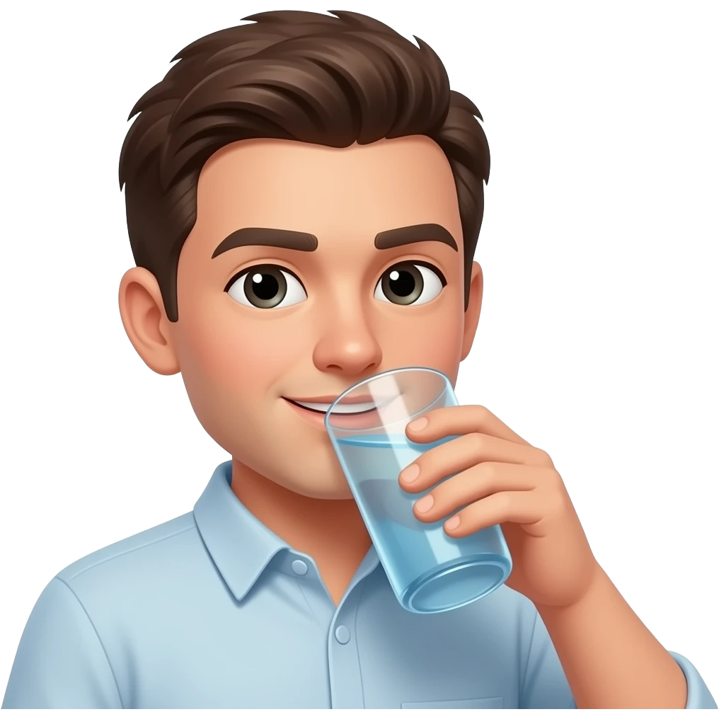 drinking water emoji