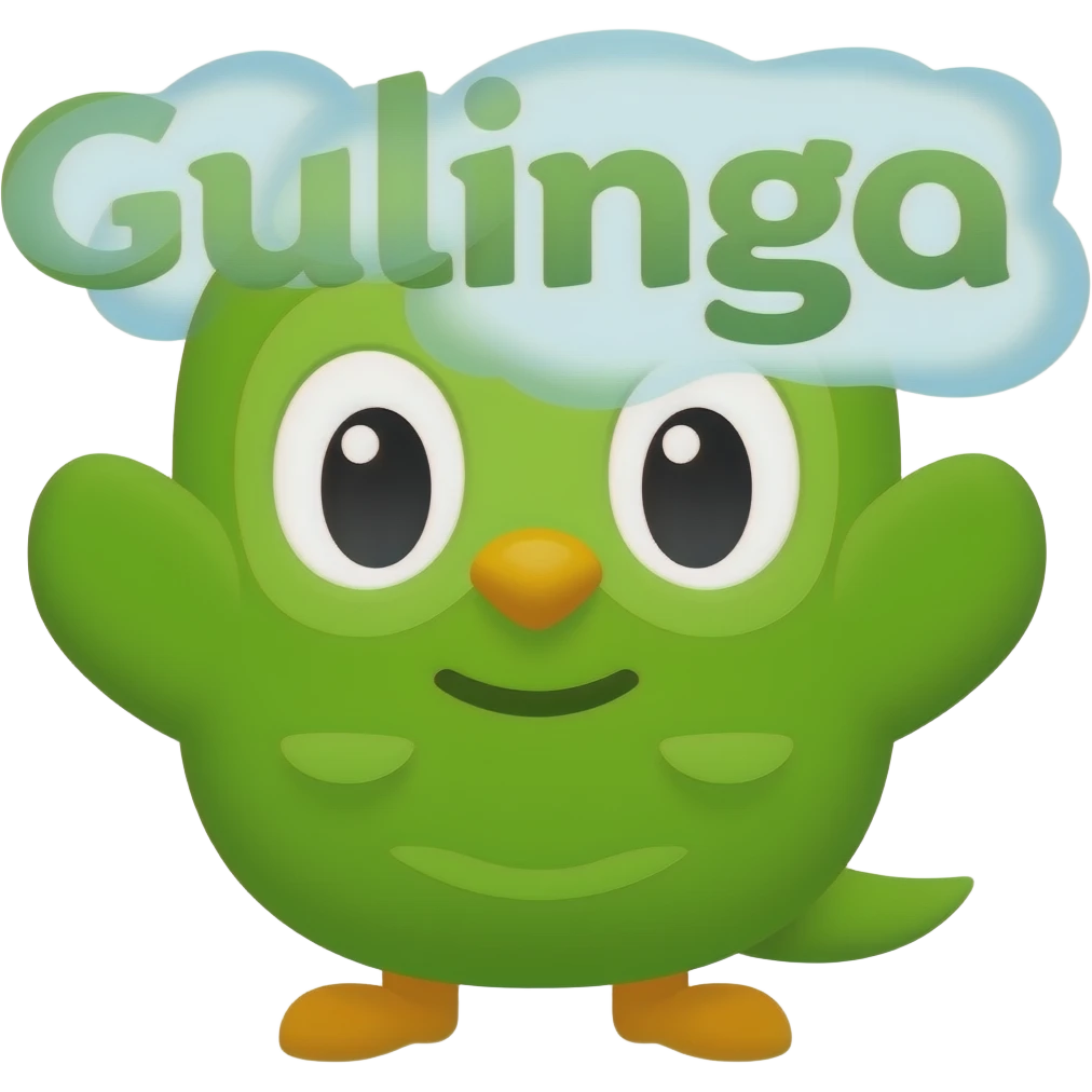 create and doulingo of engles emoji