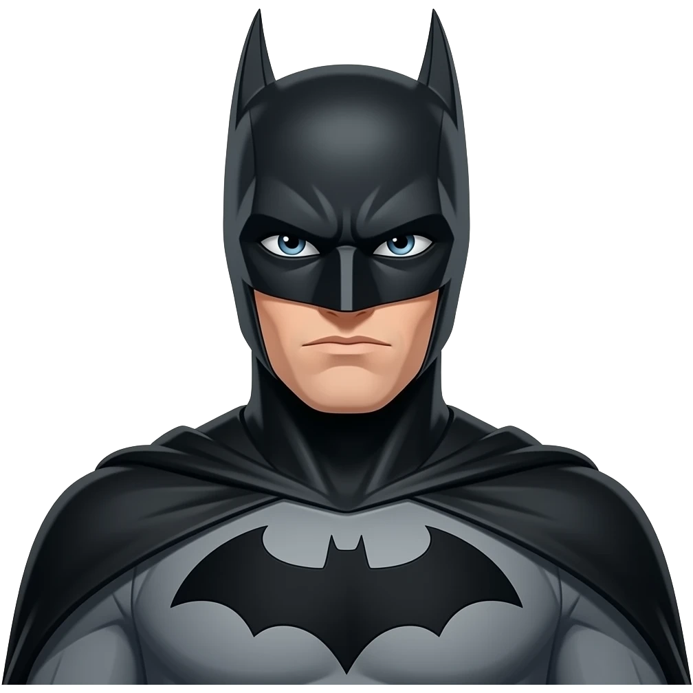 Batman standing emoji