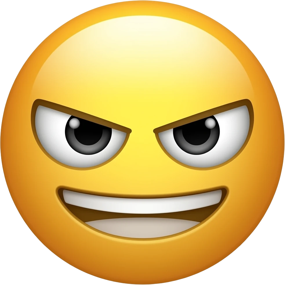 사악한 patmat 패트와 매트 패트. 카툰 이모티콘 emoji