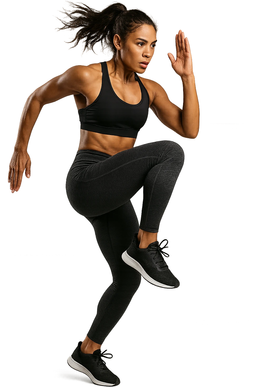 DOnna che fa HIIT emoji