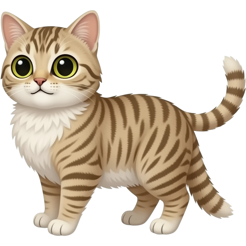 A mix of cat and owl. emoji