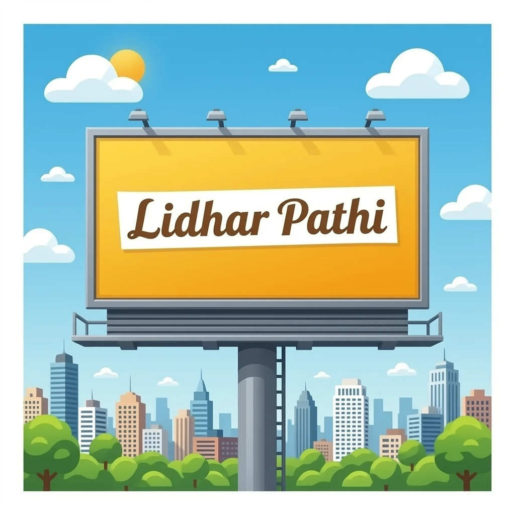 Lidhar pathi ( make a billboard emoji