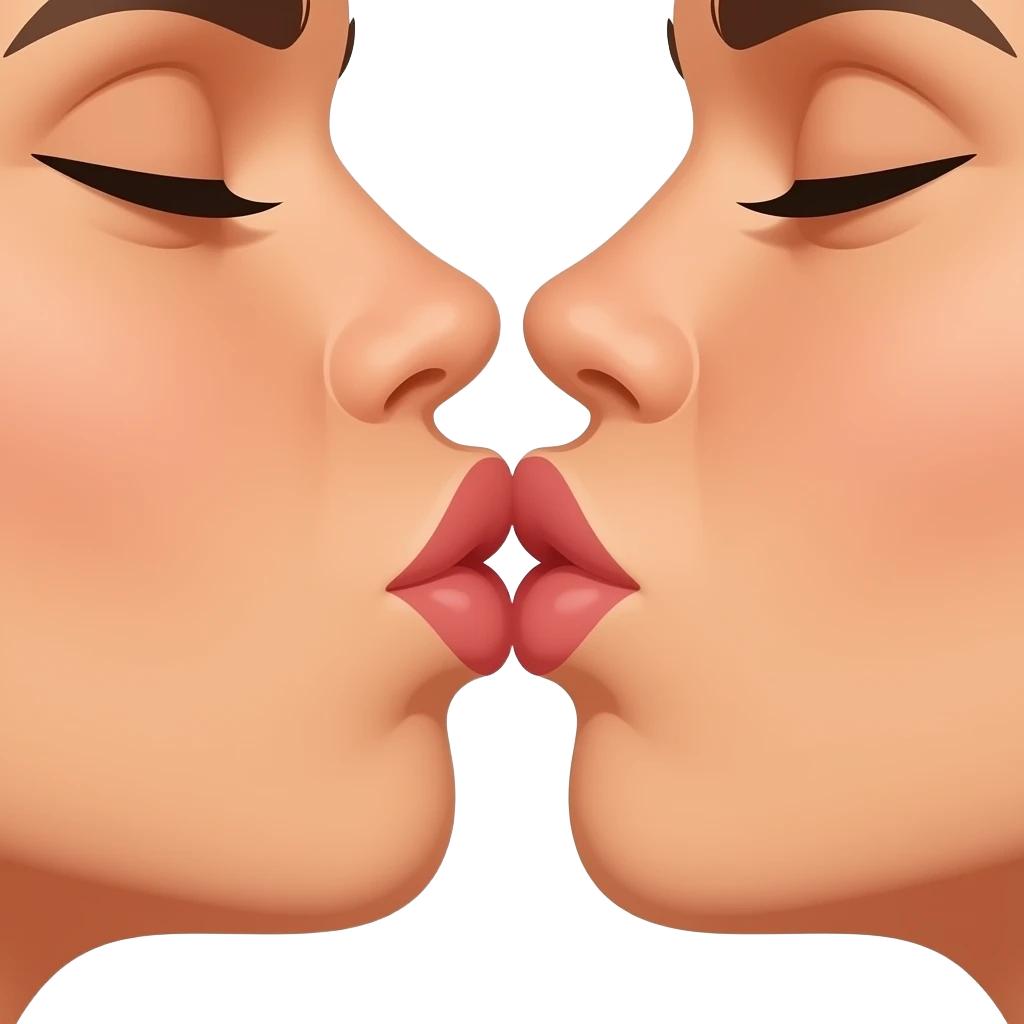 Emojie kissing butt cheeks emoji