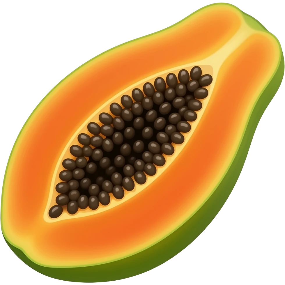 Papaya emoji