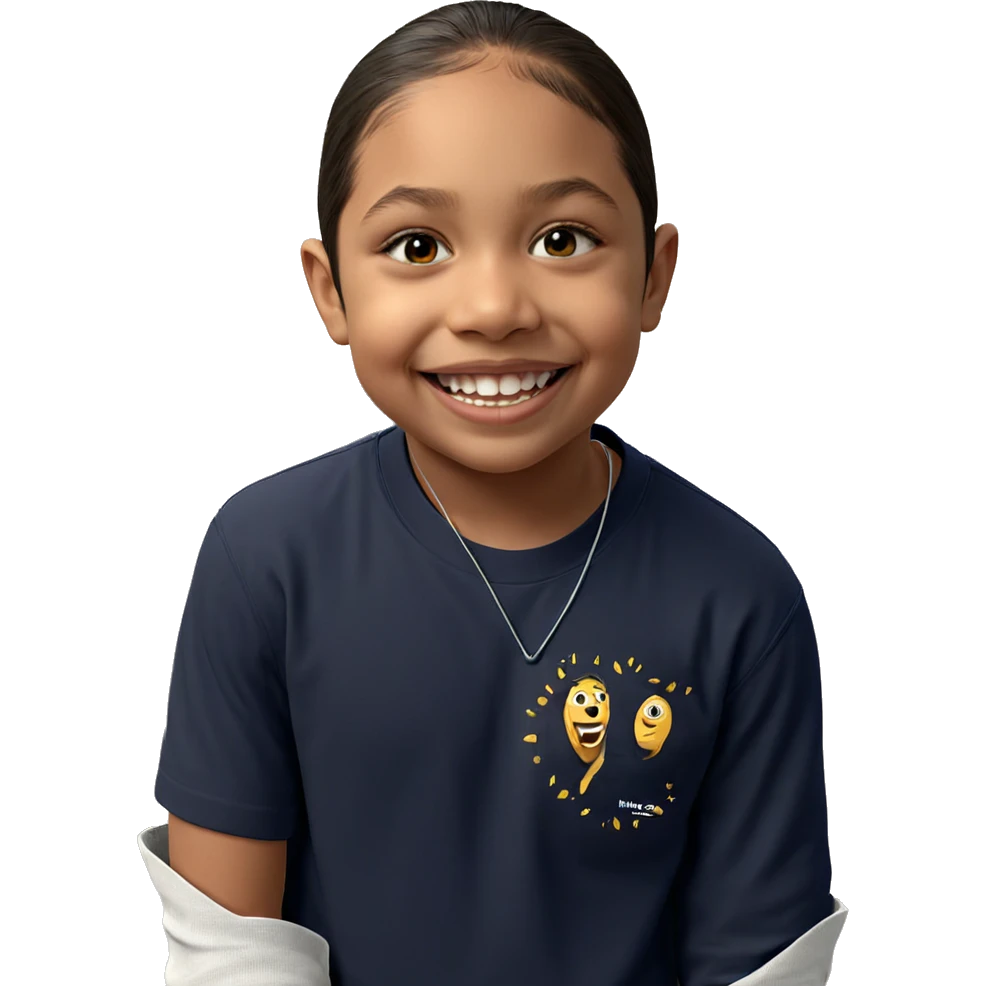 smiling boy in casual shirt emoji