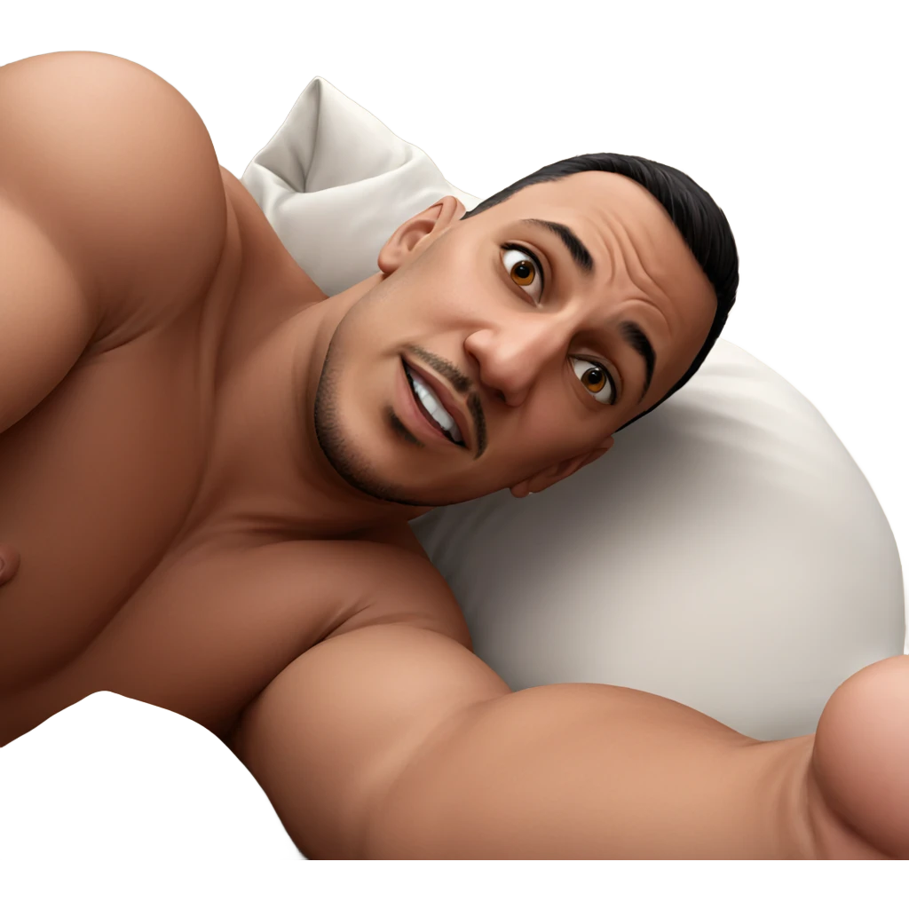 intimate portrait of a male emoji