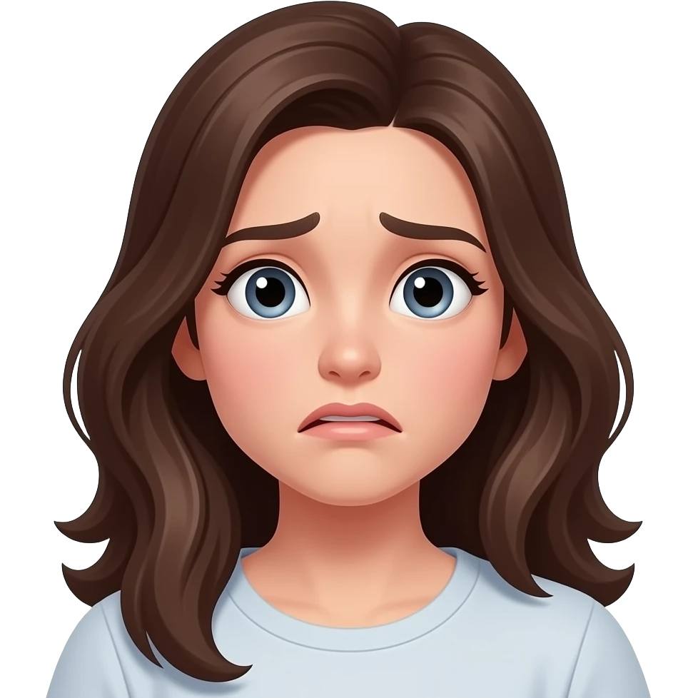 Podes criar um emoji que demonstre ao mesmo tempo falta de paciência e desspero, menos agrasivo e que seja uma mulher, com um toque divertido emoji